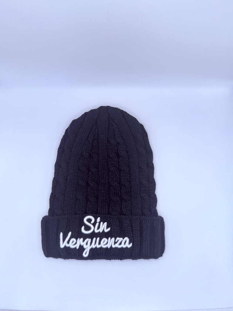 Sin Verguenza OG Cable Knit Skully