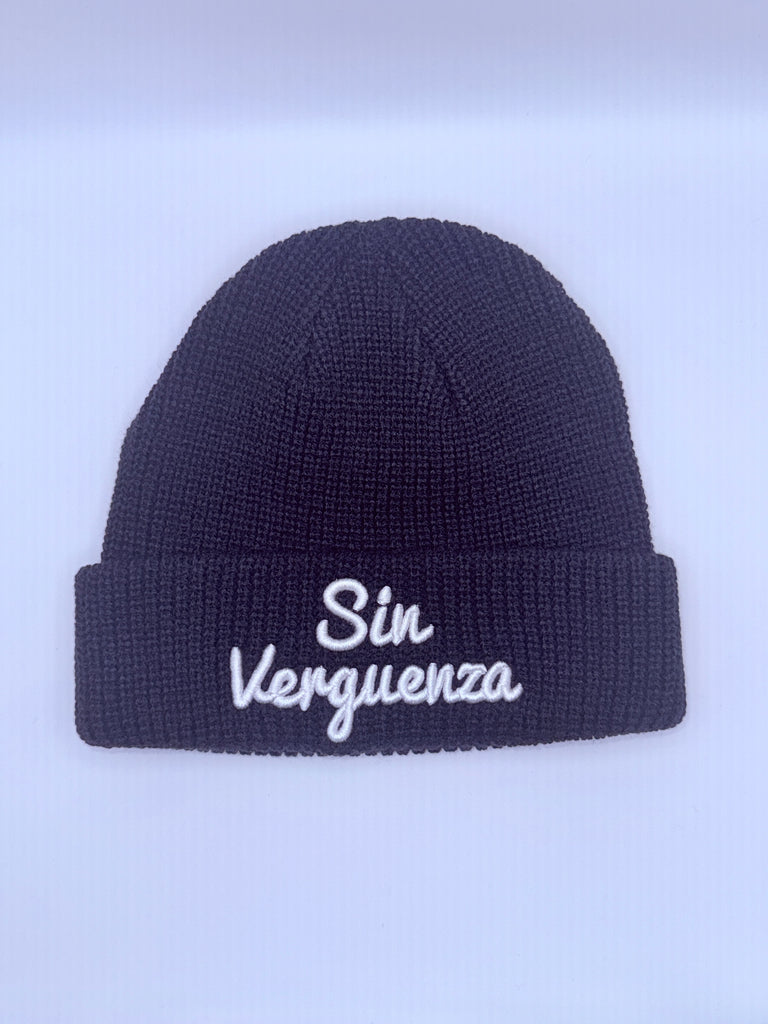 Sin Verguenza Navy Fisherman Skully