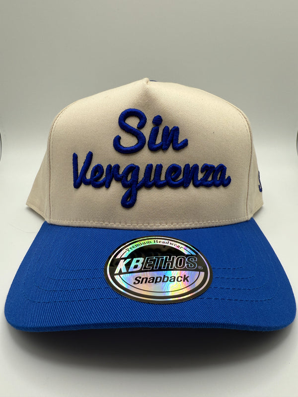Sin Verguenza Blue Brim Snapback