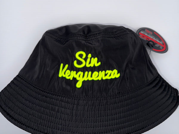 Sin Verguenza Nylon Bucket Hat